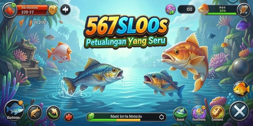 Gameplay menarik dari 567SLOTS dengan pengalaman memancing yang realistis.