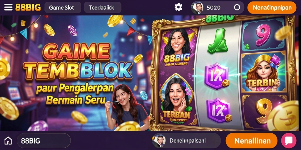 Gameplay Slot menakjubkan di 88BIG dengan berbagai tema.