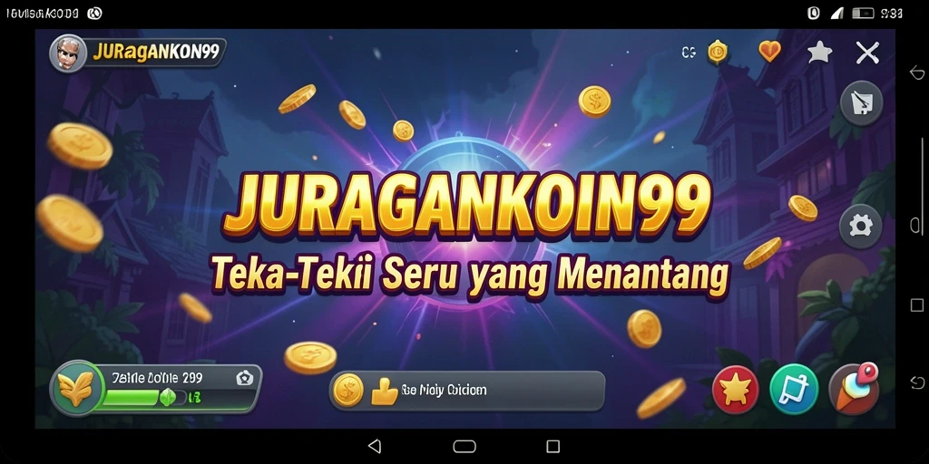 Tampilan gameplay menarik dari JURAGANKOIN99 yang menggugah selera bermain.