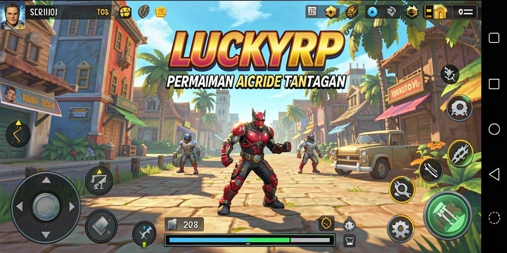 Tampilan menarik dari gameplay LUCKYRP yang mengasyikkan.