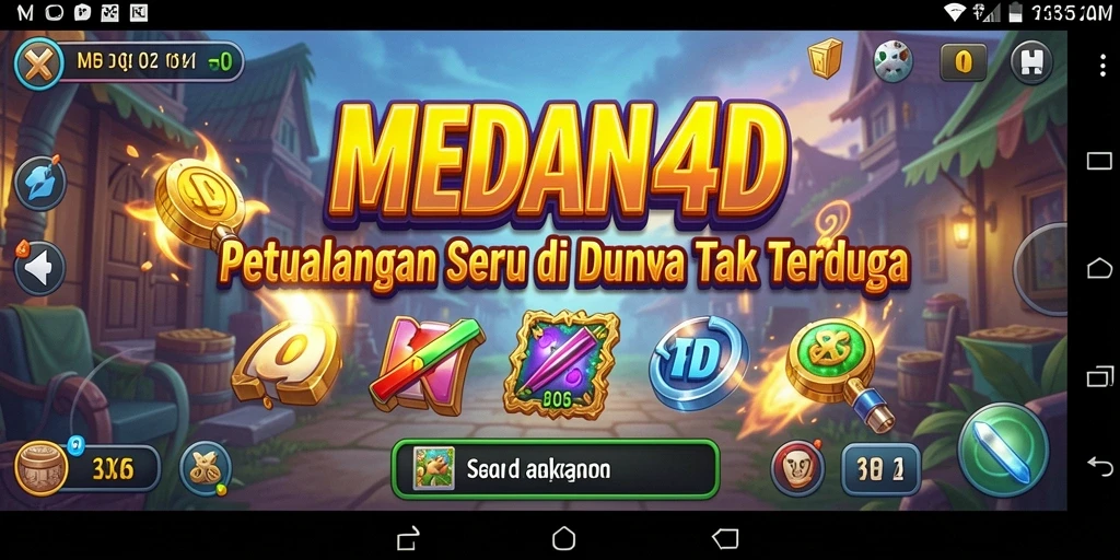 Tampilan gameplay MEDAN4D yang penuh aksi dan tantangan petualangan.